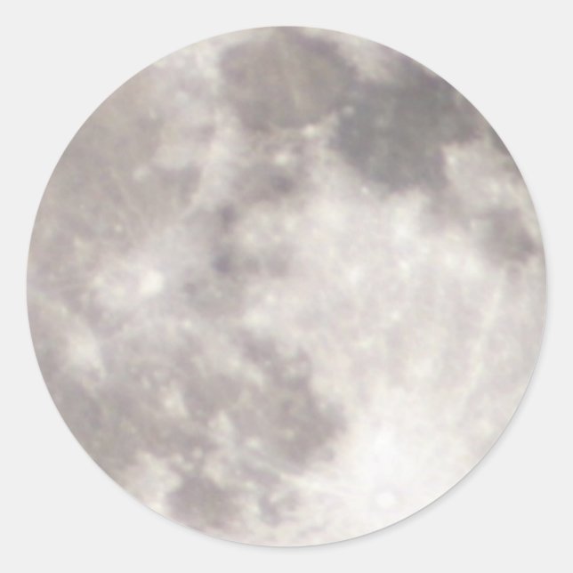 Sticker Rond Pleine lune (Devant)