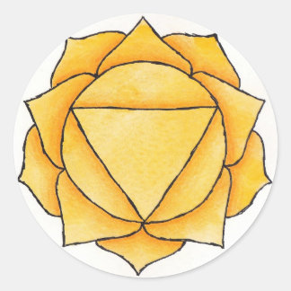 Sticker Rond Plexus solaire Chakra