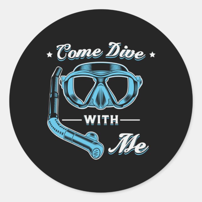 Sticker Rond Plongée Plongée Plongée Plongée Plongée Plongée Oc (Devant)