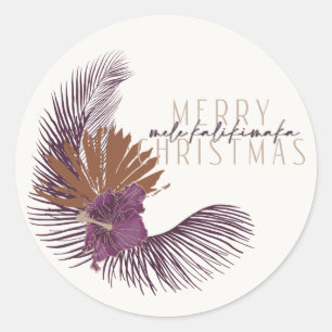 Sticker Rond Plum de courge de Mele, Plum de Sucre