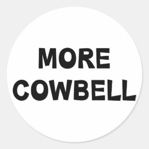 Sticker Rond Plus de Cowbell