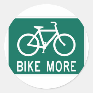 Sticker Rond Plus de vélo