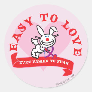 Sticker Rond Plus Facile À Craindre