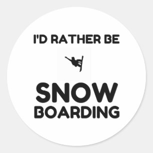 STICKER ROND PLUTÔT DE LA NEIGE