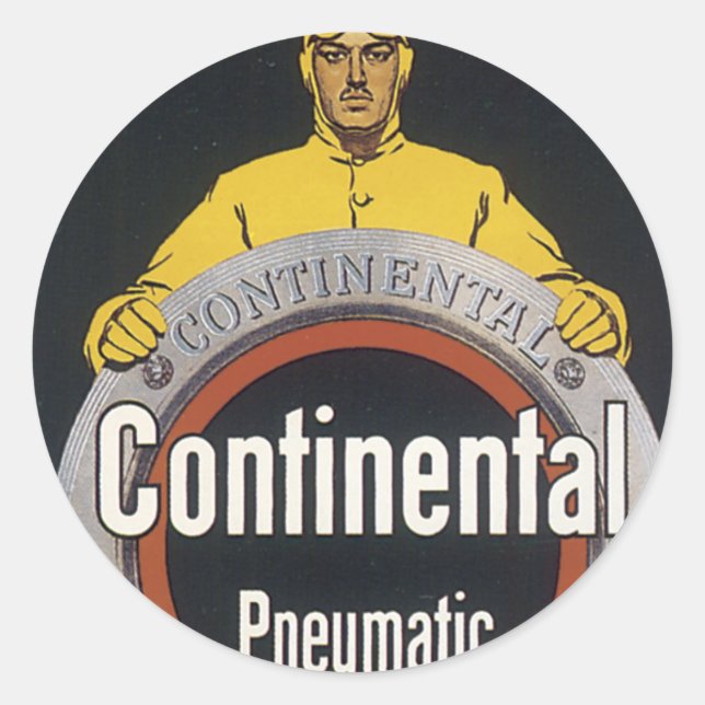 Sticker Rond Pneumatique continental (Devant)