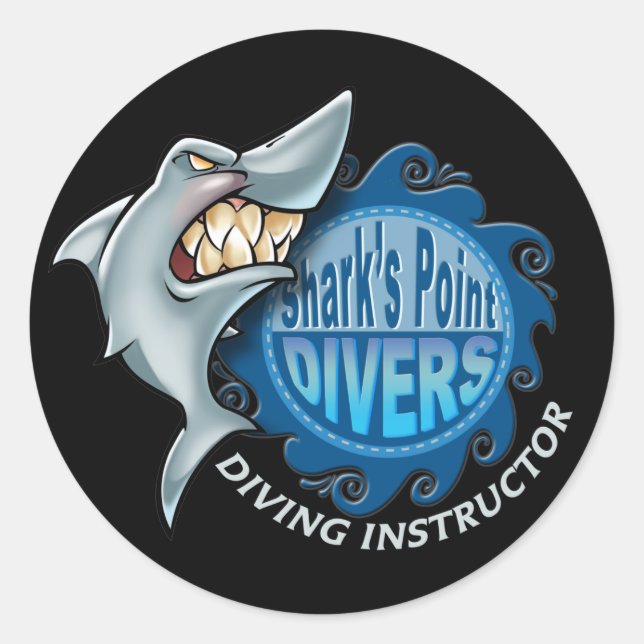 Sticker Rond Point du requin (Devant)