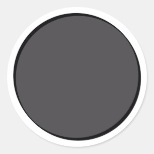 Sticker Rond Point gris foncé