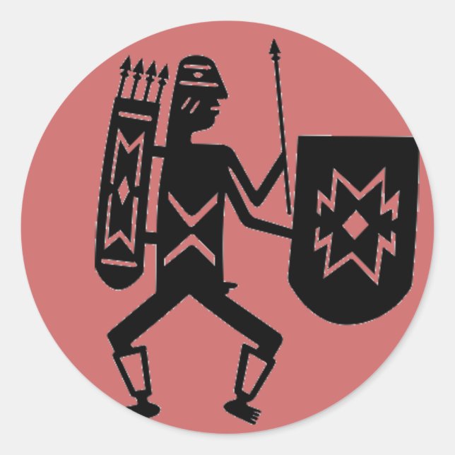 Sticker Rond Point guerrier (Devant)