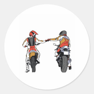 Sticker Rond Pointe du vélo