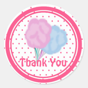 Sticker Rond Points Bonbons en coton