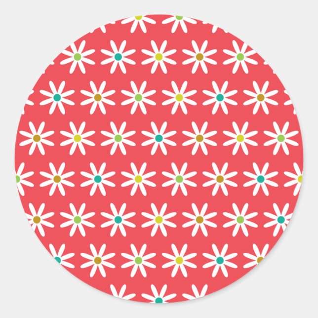 Sticker Rond Points de marguerite II (Devant)