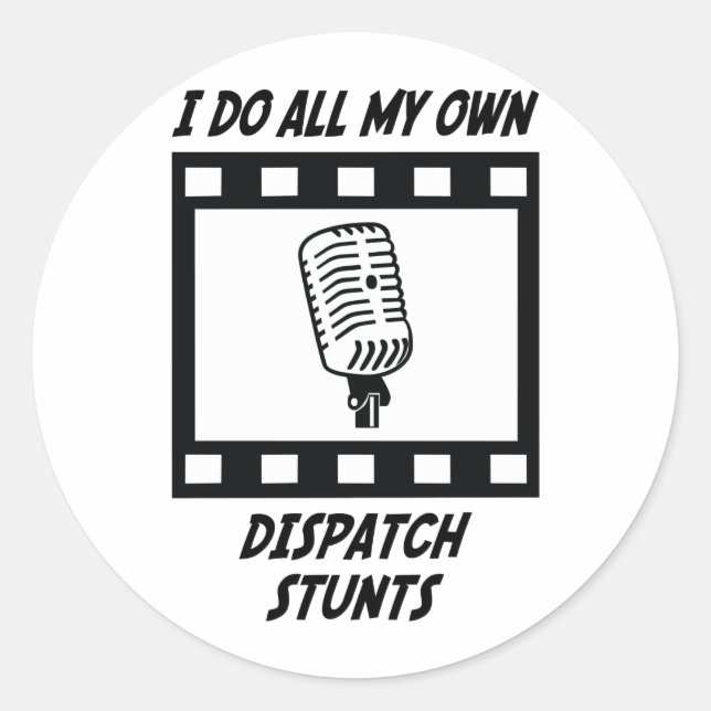 Sticker Rond Points d'expédition (Devant)