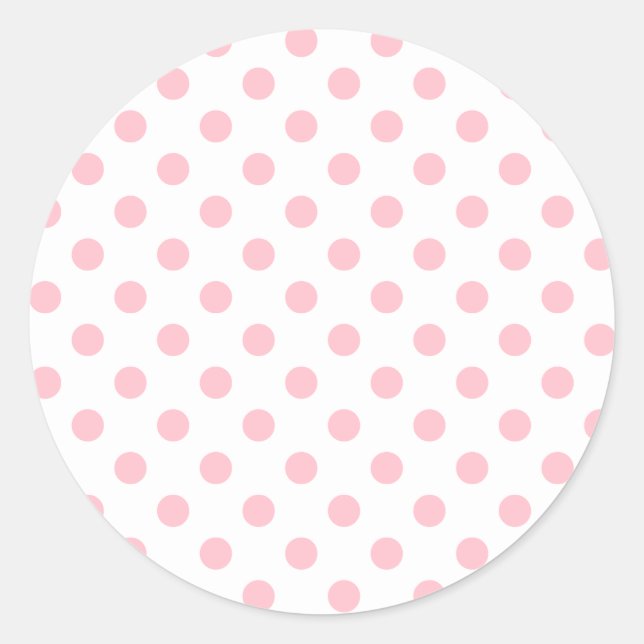 Sticker Rond Pois grand - gomme à bulles sur blanc (Devant)