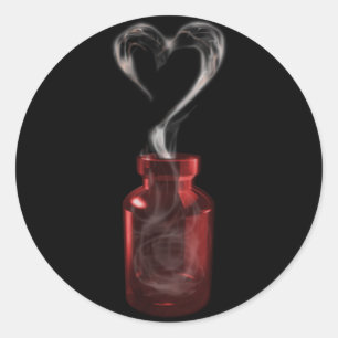 Sticker Rond poison d'amour
