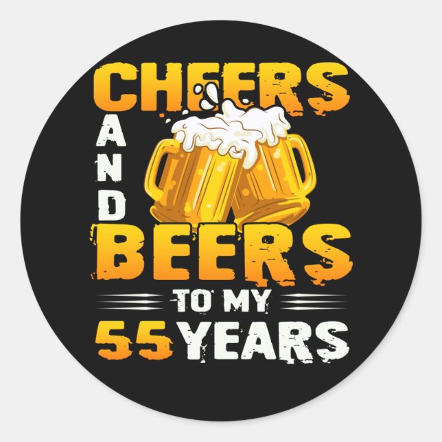 Sticker Rond Poison de Cheers et Beers (Devant)