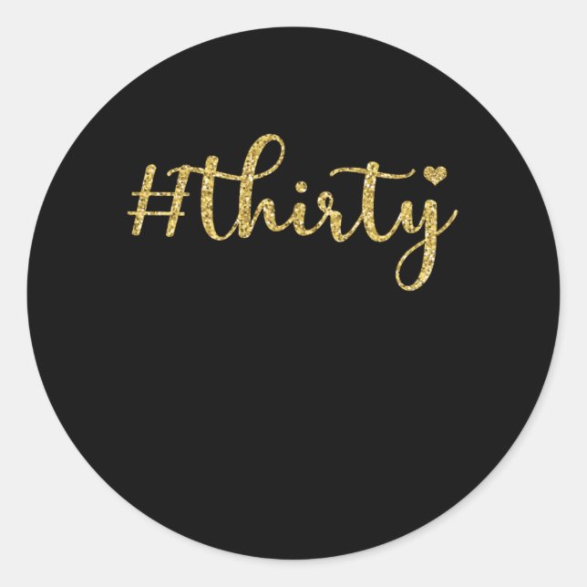 Sticker Rond Poison de Thirty 30 (Devant)