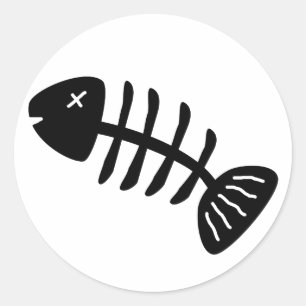 Sticker Rond Poissons