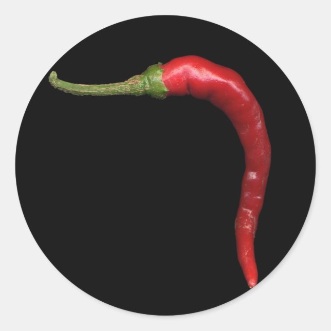 Sticker Rond poivre chaud (Devant)