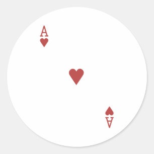 Sticker Rond Poker