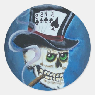 Sticker Rond poker art 2 011
