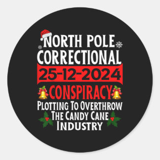Sticker Rond Pôle Nord Conspiration correctionnelle 2024 Corres