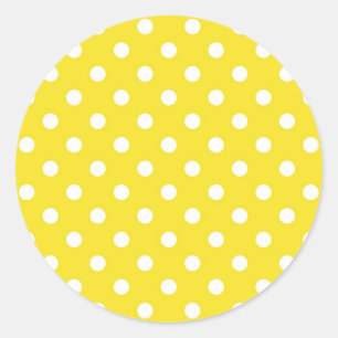 Sticker Rond Polka dot