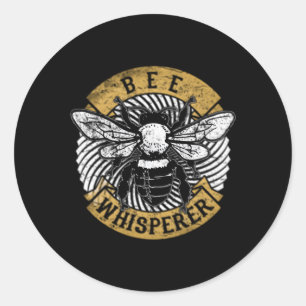 Sticker Rond Pollen de l'apiculteur de Whisperer de miel