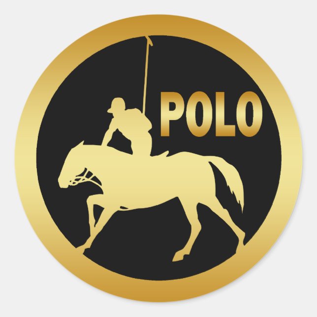 STICKER ROND POLO (Devant)