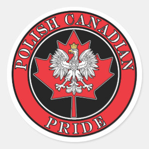 Sticker Rond Polonais ronds