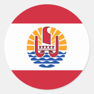 Sticker Rond polynésie française