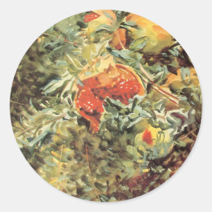Sticker Rond Pomegranates II par John Singer Sargent