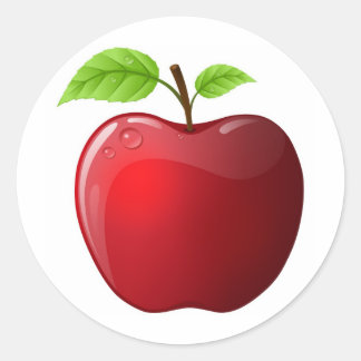 Sticker Rond pomme