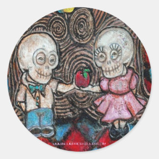 Sticker Rond Pomme de Lover