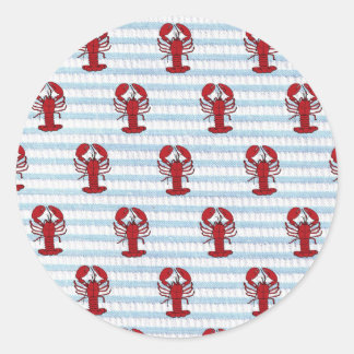 Sticker Rond pommeau de homard
