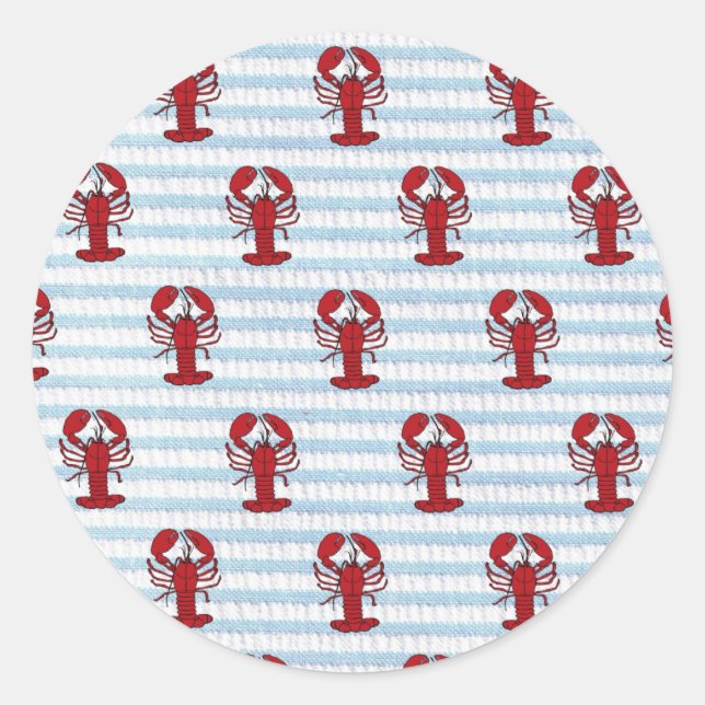 Sticker Rond pommeau de homard (Devant)