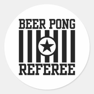 Sticker Rond Pong de bière