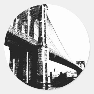 Sticker Rond Pont Brooklyn