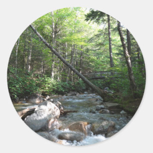 Sticker Rond Pont de la rivière Pemigewasset au New Hampshire