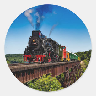 Sticker Rond Pont ferroviaire vintage
