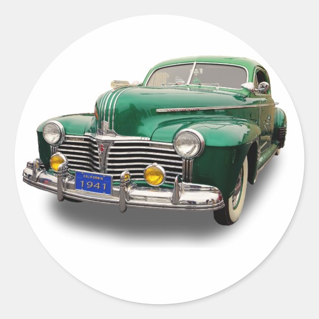 STICKER ROND PONTIAC 1941 (Devant)