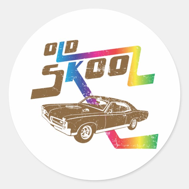 Sticker Rond Pontiac GTO 1967 (Devant)