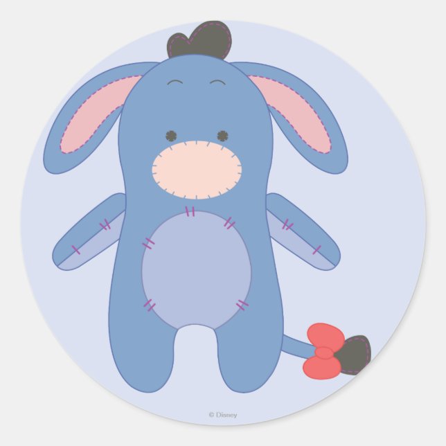 Sticker Rond Pook-a-Looz Eeyore 1 (Devant)