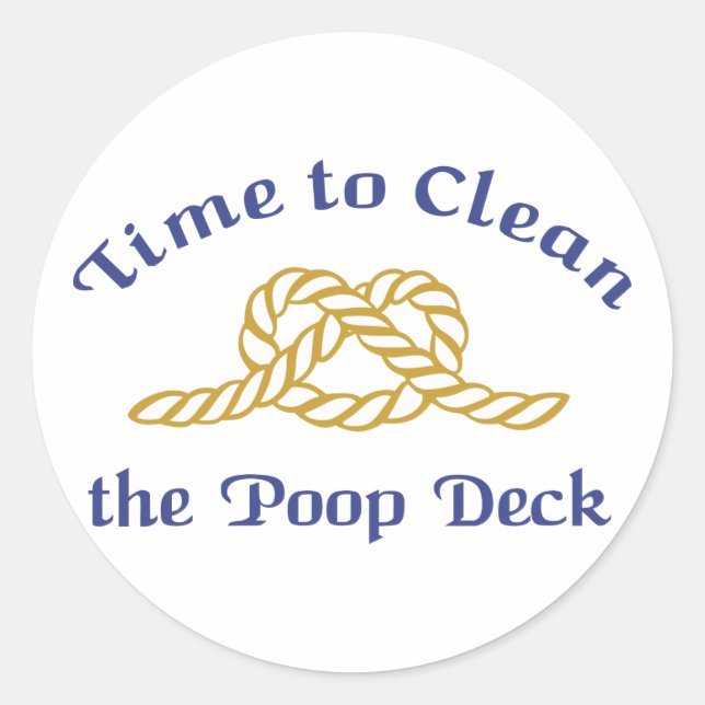 Sticker Rond Poop Deck (Devant)