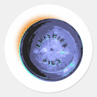 Sticker Rond Pop-Art À Tarte Frisbee Originale