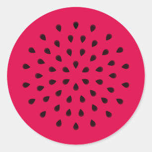 Sticker Rond Pop art Watermelon