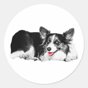 Sticker Rond Pop of Red, Pocket of Joy