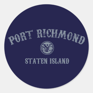 Sticker Rond Port Richmond