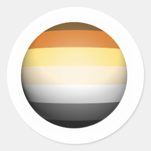 STICKER ROND PORTEZ LA SPHÈRE FIERTÉ
