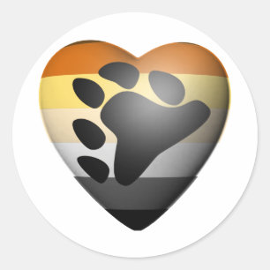 STICKER ROND PORTEZ LE COEUR FIDE