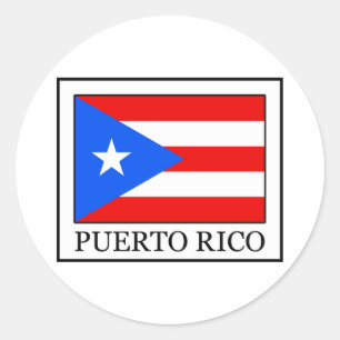 Sticker Rond Porto Rico